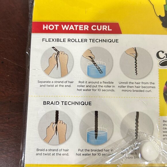 Crochet Braid Hair 7 Packs Kanekalon 12" Heart Braid Hair Extensions - Picture 8 of 13